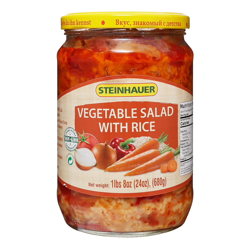 Apetizer Salad Vegetable with Rice – 25.4 oz (720gr)